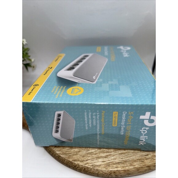 NEW TP-Link TL-SF1005D 5-Port 10/100Mbps Fast Ethernet Desktop Switch - Picture 3 of 4